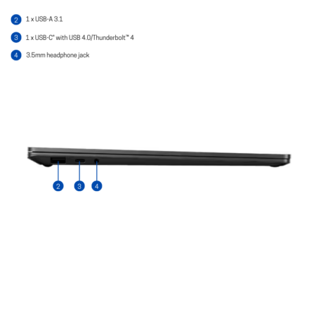 Microsoft Surface Laptop 5 15 inch Ports